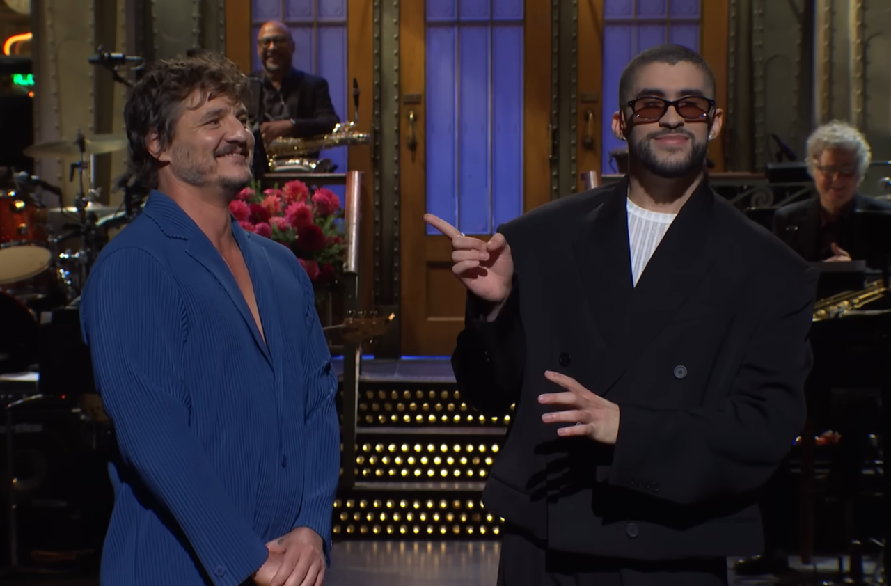 Pedro Pascal and Bad Bunny.