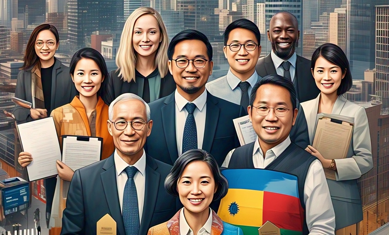 Immigrants. Image generated by Llama de Meta