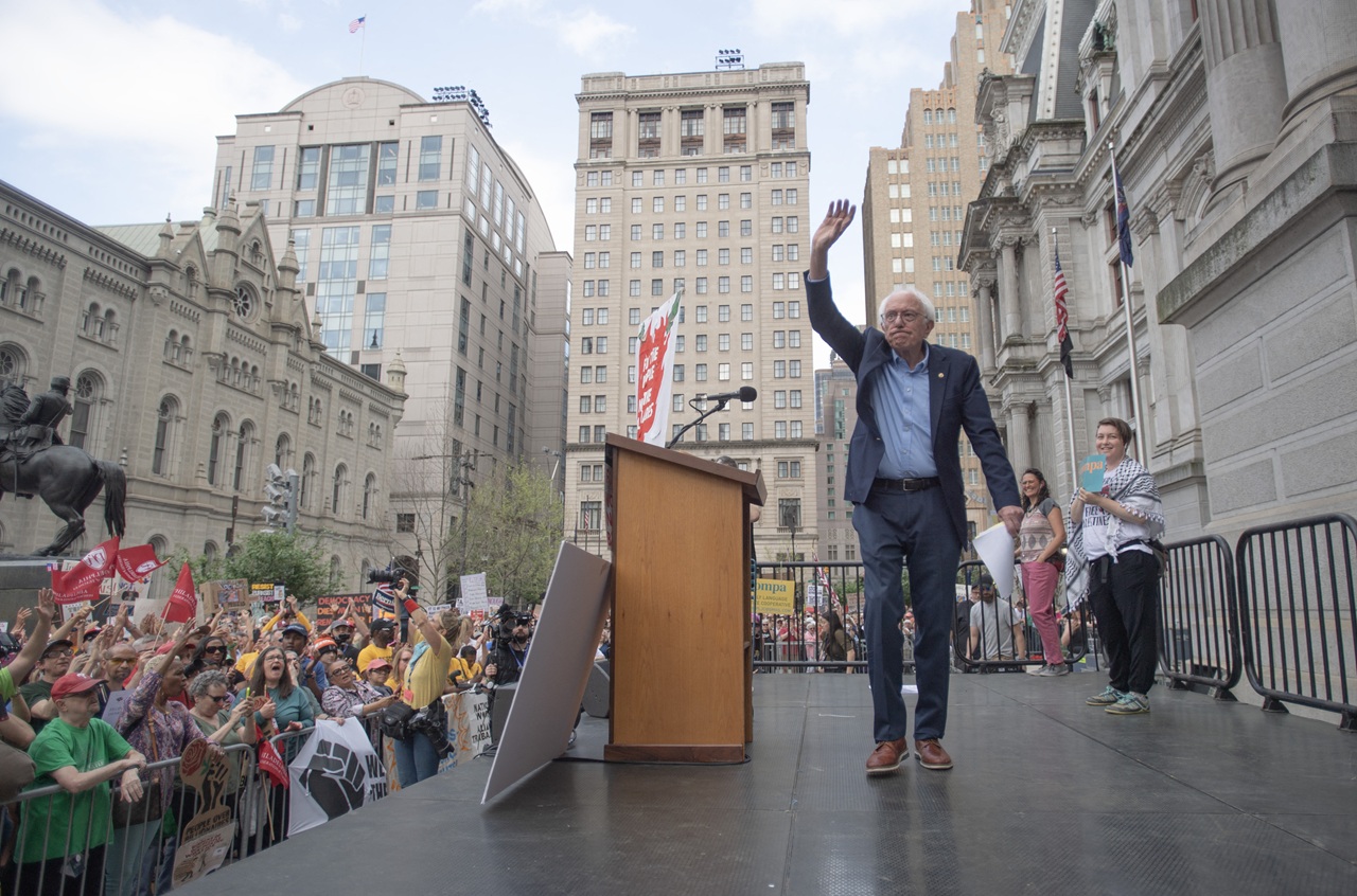 Bernie Sanders in Philadelphia