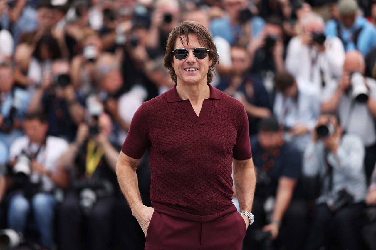 US actor and producer Tom Cruise poses during a photocall for the film "Mission: Impossible - The Final Reckoning" at the 78th edition of the Cannes Film Festival in Cannes, southern France, on May 14, 2025. (Photo by Sameer AL-DOUMY / AFP)